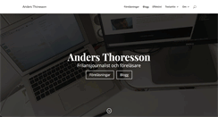 Desktop Screenshot of anders.thoresson.se
