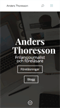 Mobile Screenshot of anders.thoresson.se