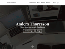 Tablet Screenshot of anders.thoresson.se
